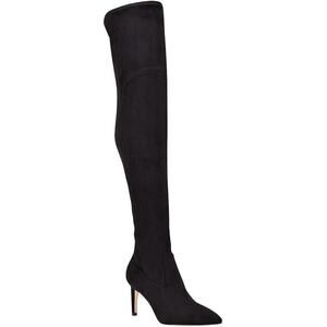 Calvin Klein Women's Sacha Over the Knee High Heel Boots, Black Size 5.5M